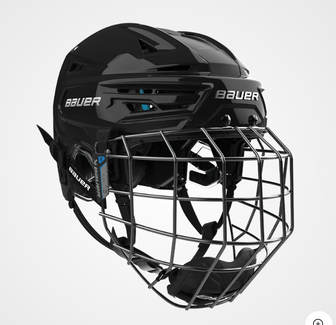 BAUER RE-AKT 155 HELMET COMBO NAVY